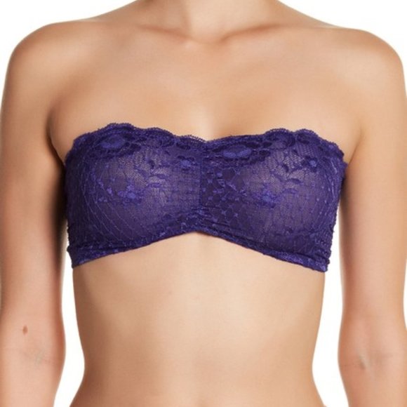 NWT Free People Bralette S MSRP $20 Blue Violet - Picture 2 of 8
